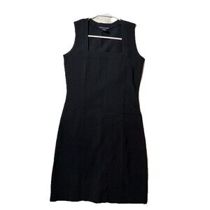Boston Proper XS SEXY Figure Flattering Black Dress Sleeveless Cocktail Dress